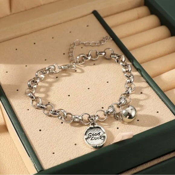 Good Luck Charm Silver Bracelet - Picture 4 of 4